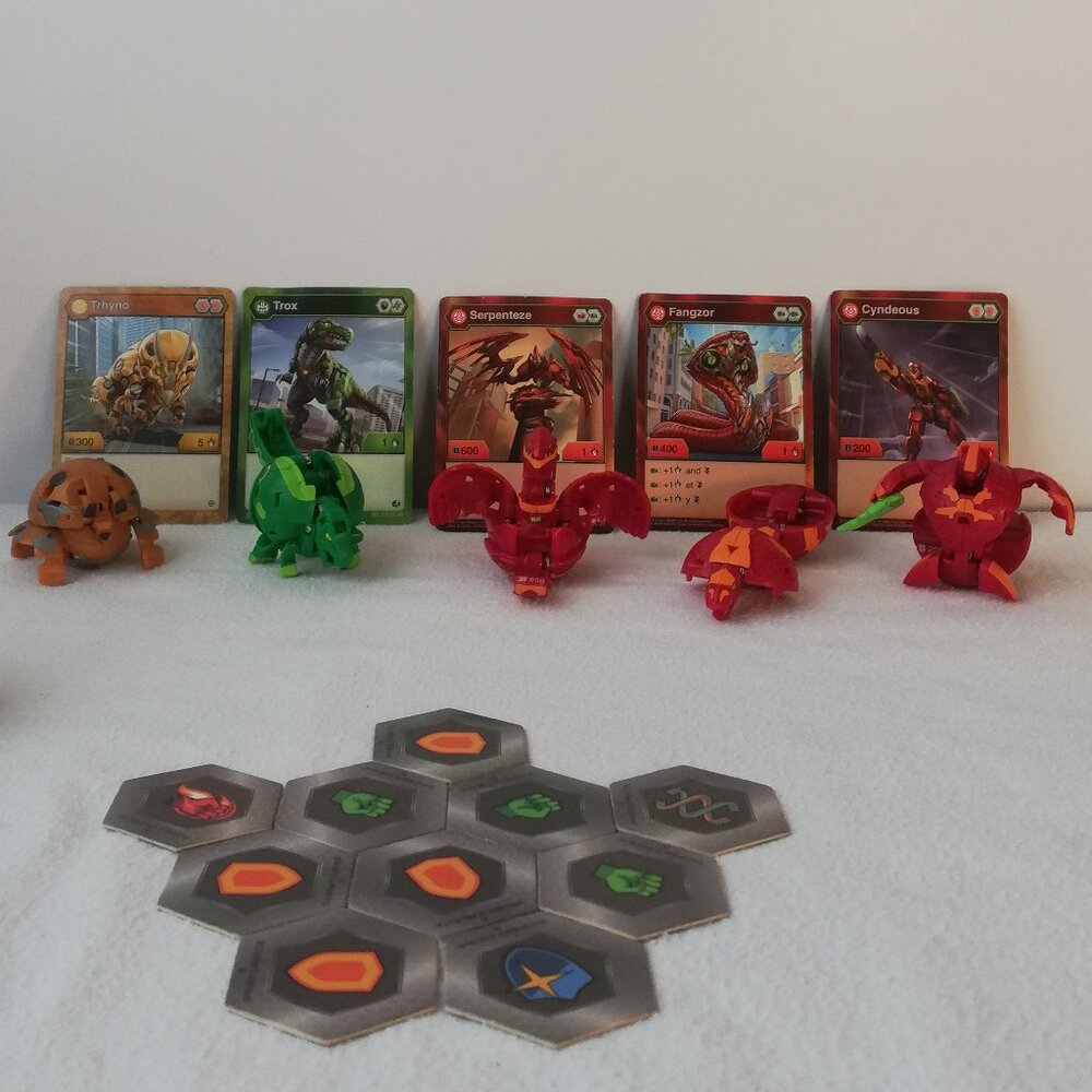 Bakugan Battle Brawlers Balls Lot of 5